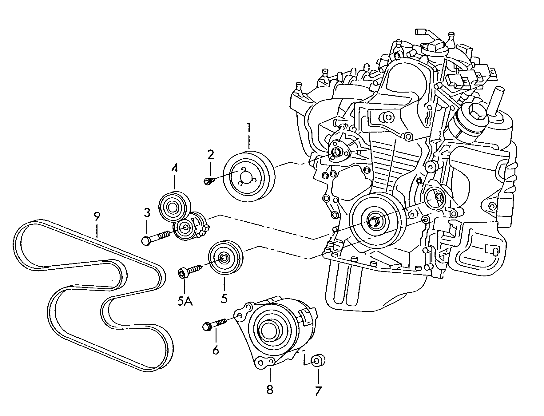 AUDI 6Q0 260 849 E - Pasek klinowy wielorowkowy parts5.com