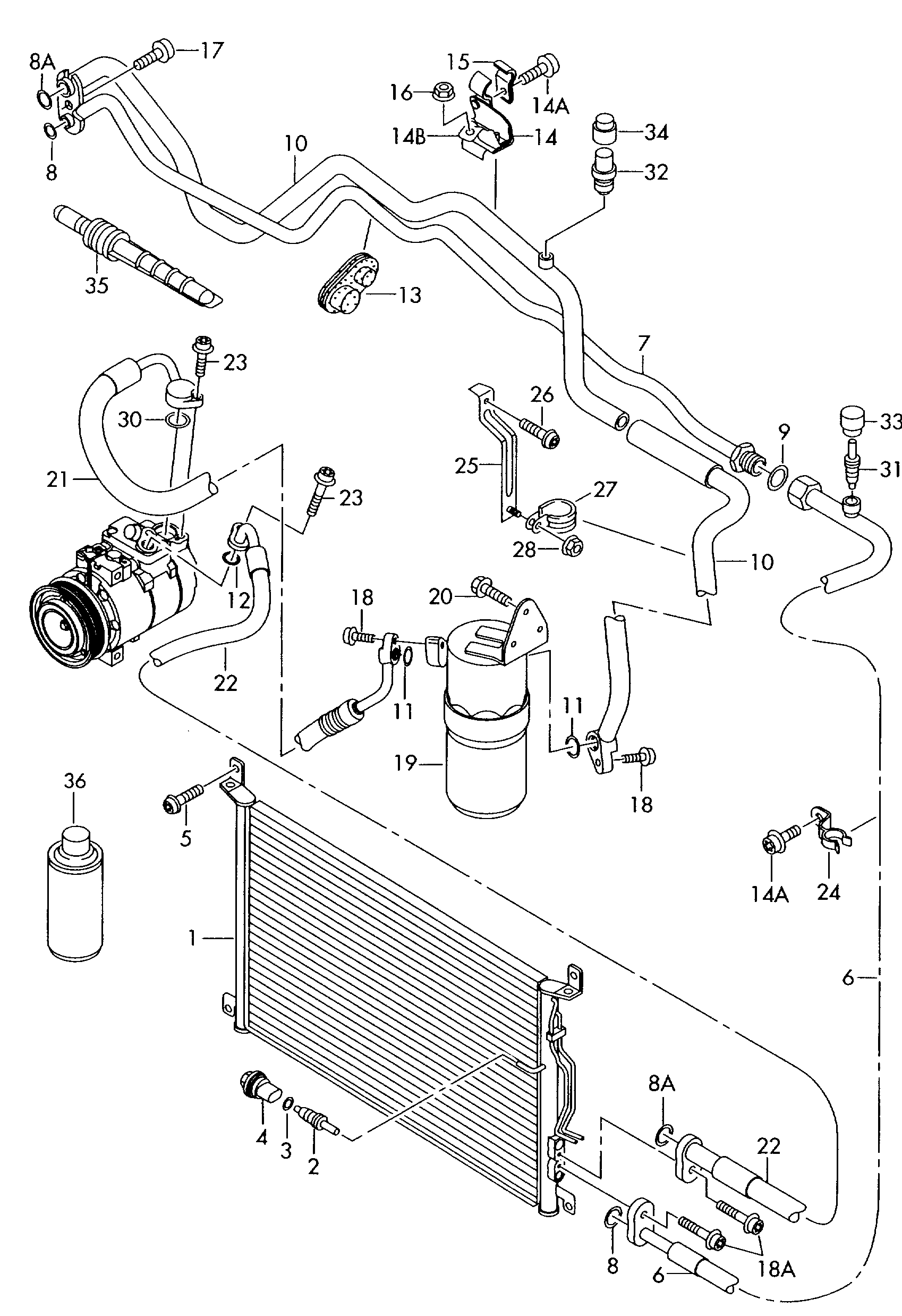 Seat 3R0 959 126 - Nyomáskapcsoló, klímaberendezés parts5.com