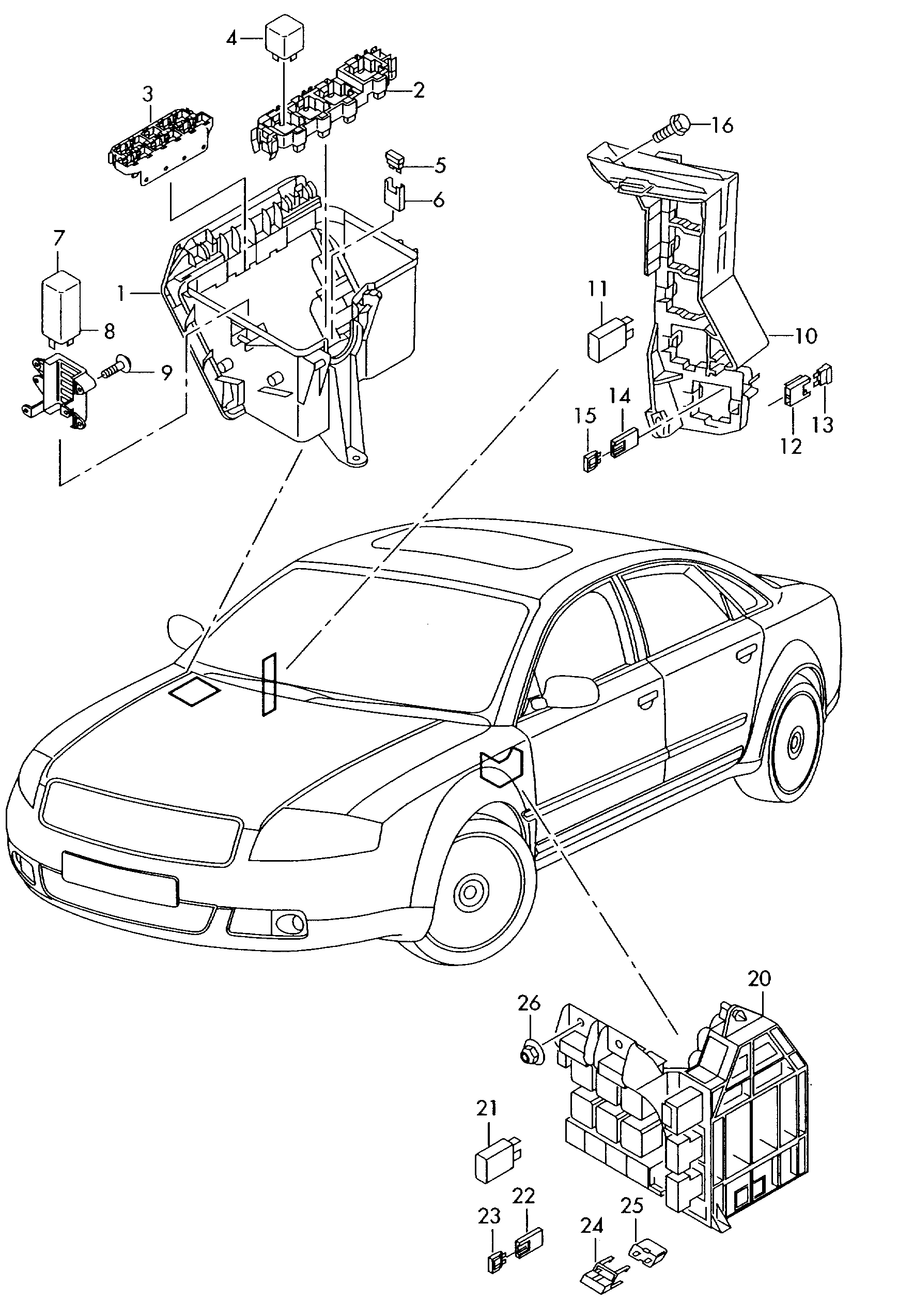 VW 431 951 253 G - Relé multifunción parts5.com