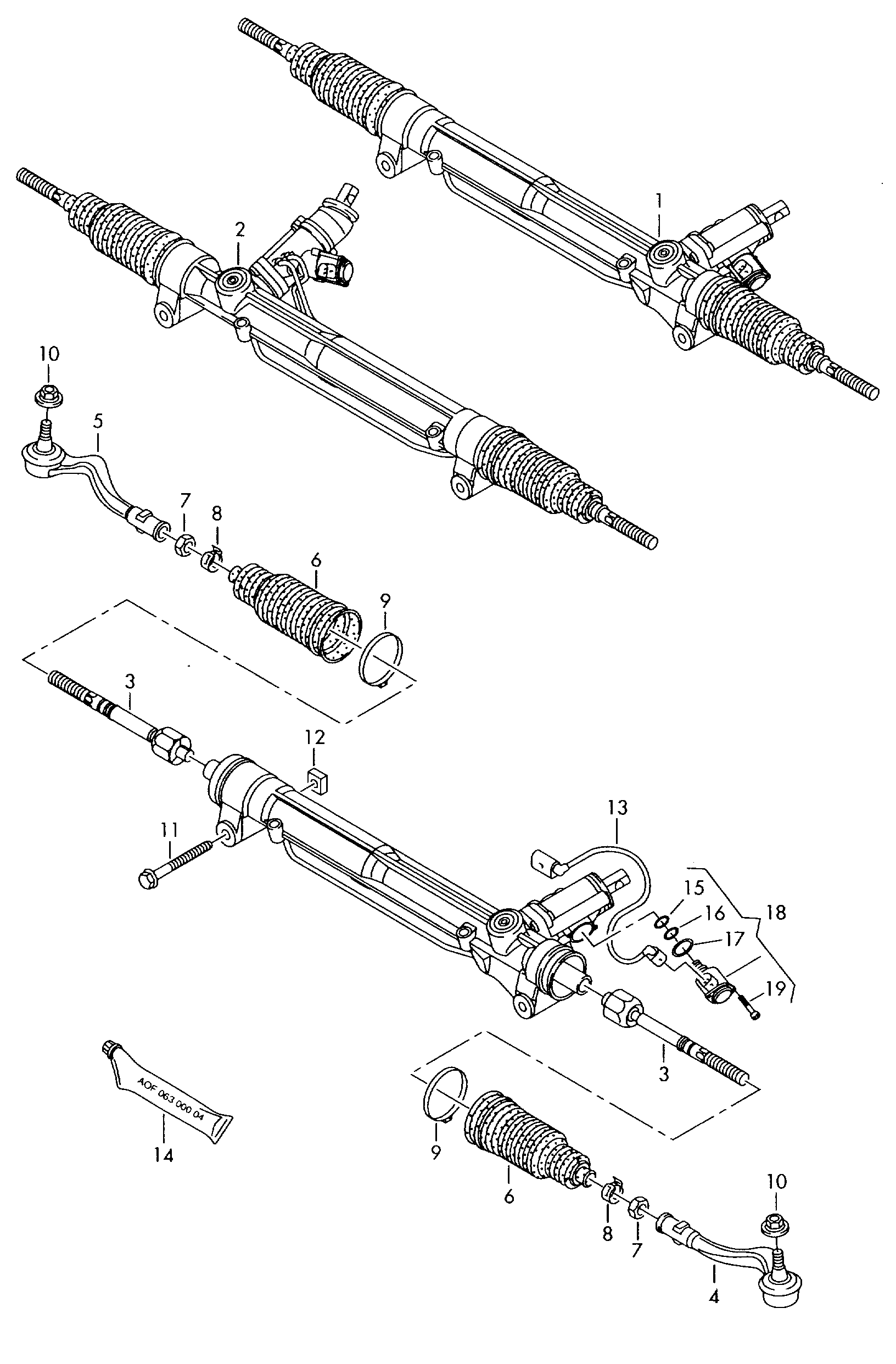 VAG WHT 000 785 - Komplet za popravak, upravljač parts5.com