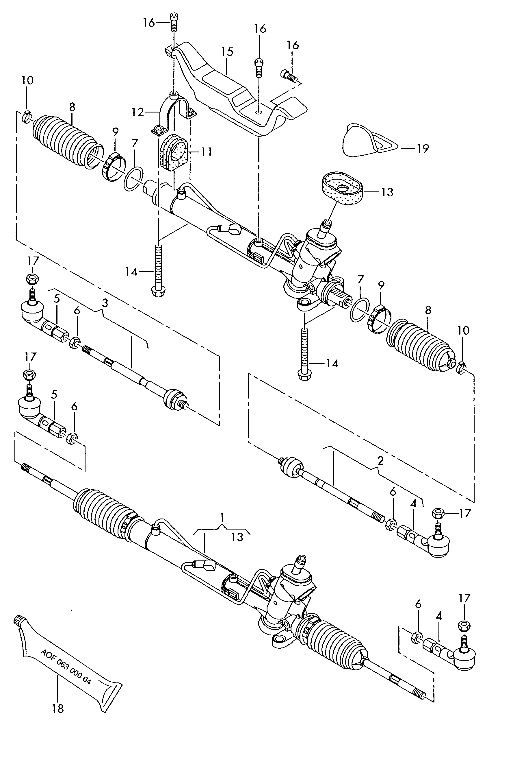 AUDI 8Z0 423 803 F - Άρθρωση, μπάρα parts5.com