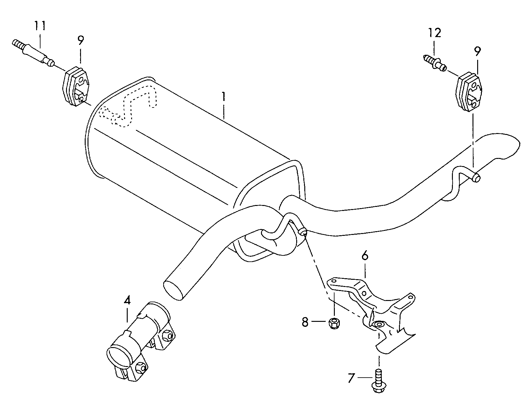 AUDI 8Z0253144E - Kinnitus, summuti parts5.com