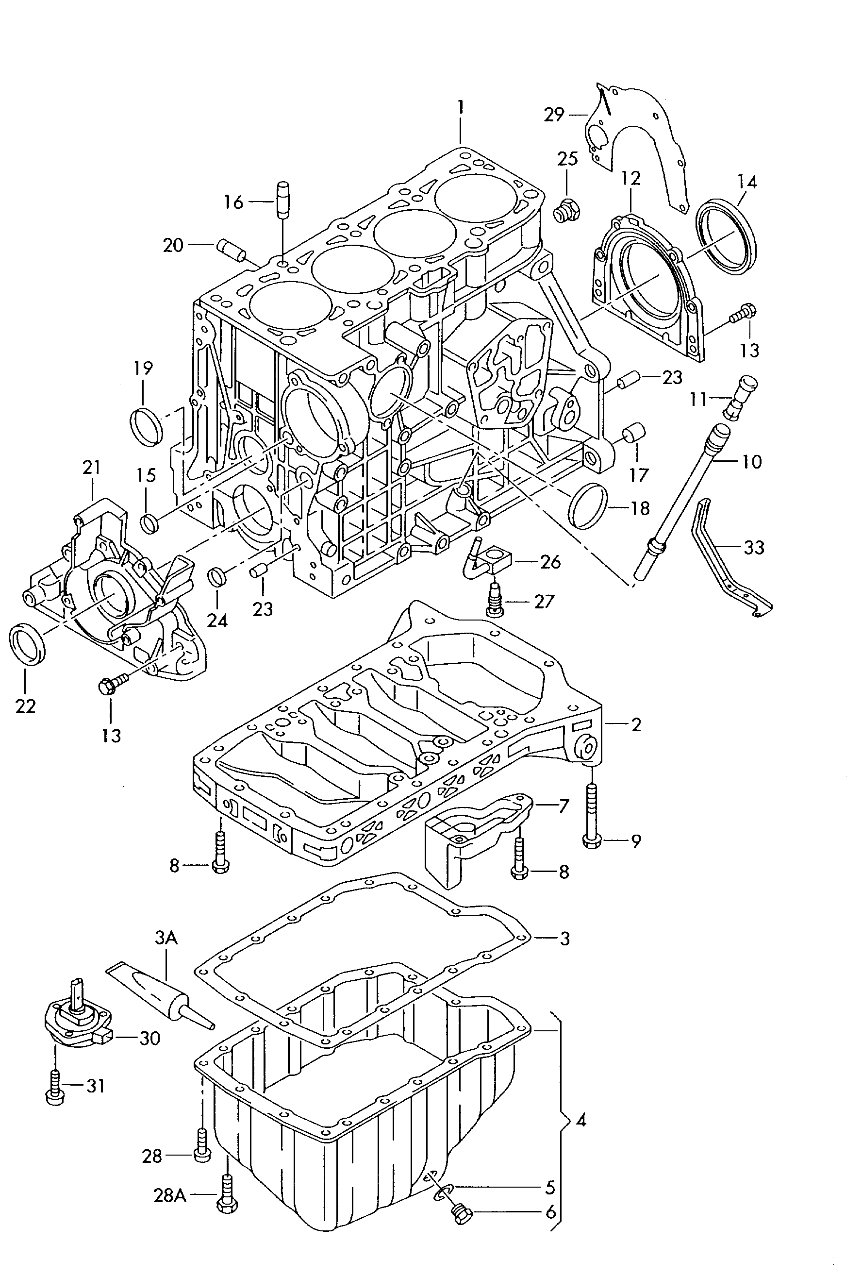 Seat 054 115 147 B - Τσιμούχα, στροφαλ. άξονας parts5.com