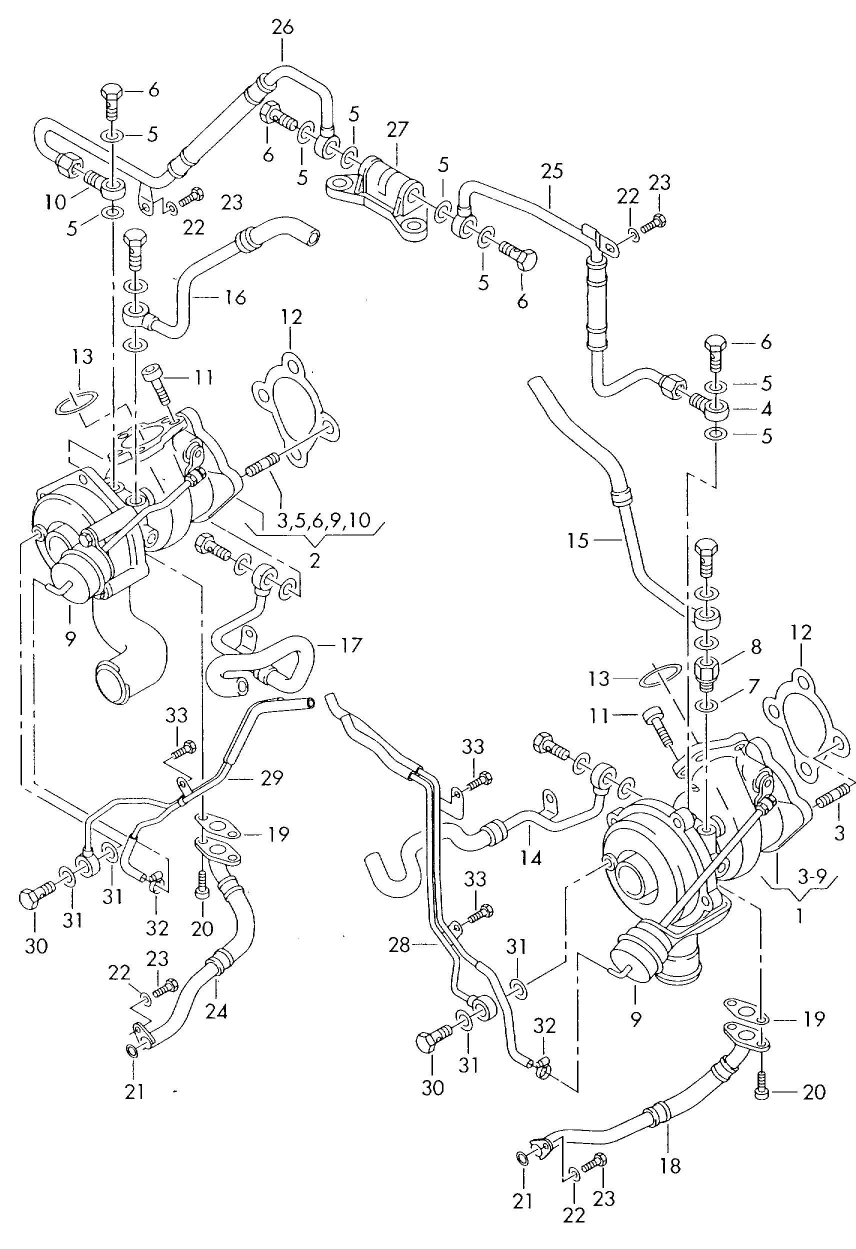 VW 078145039 - Gasket, charger parts5.com