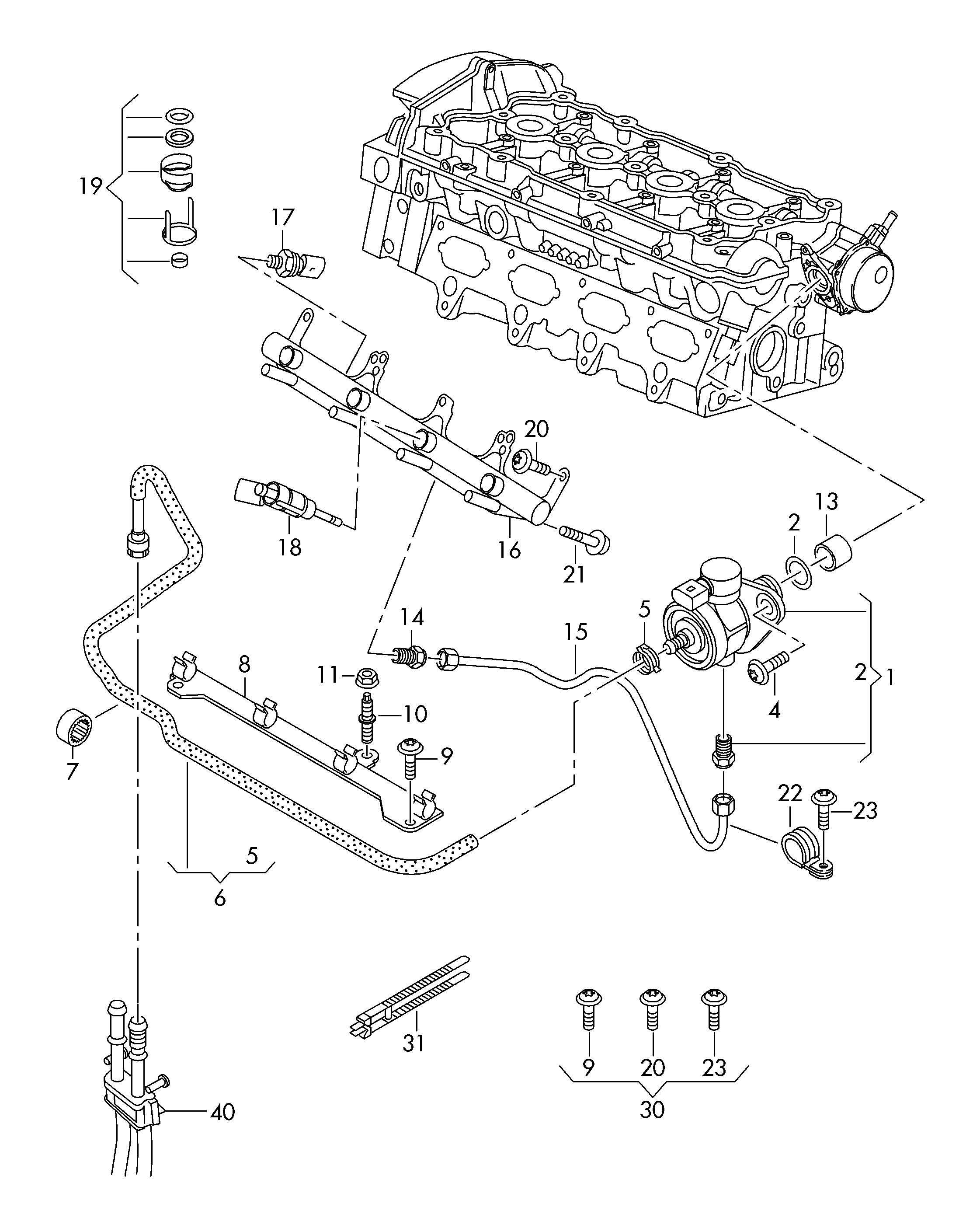 AUDI 06J 127 025G - Помпа за високо налягане parts5.com