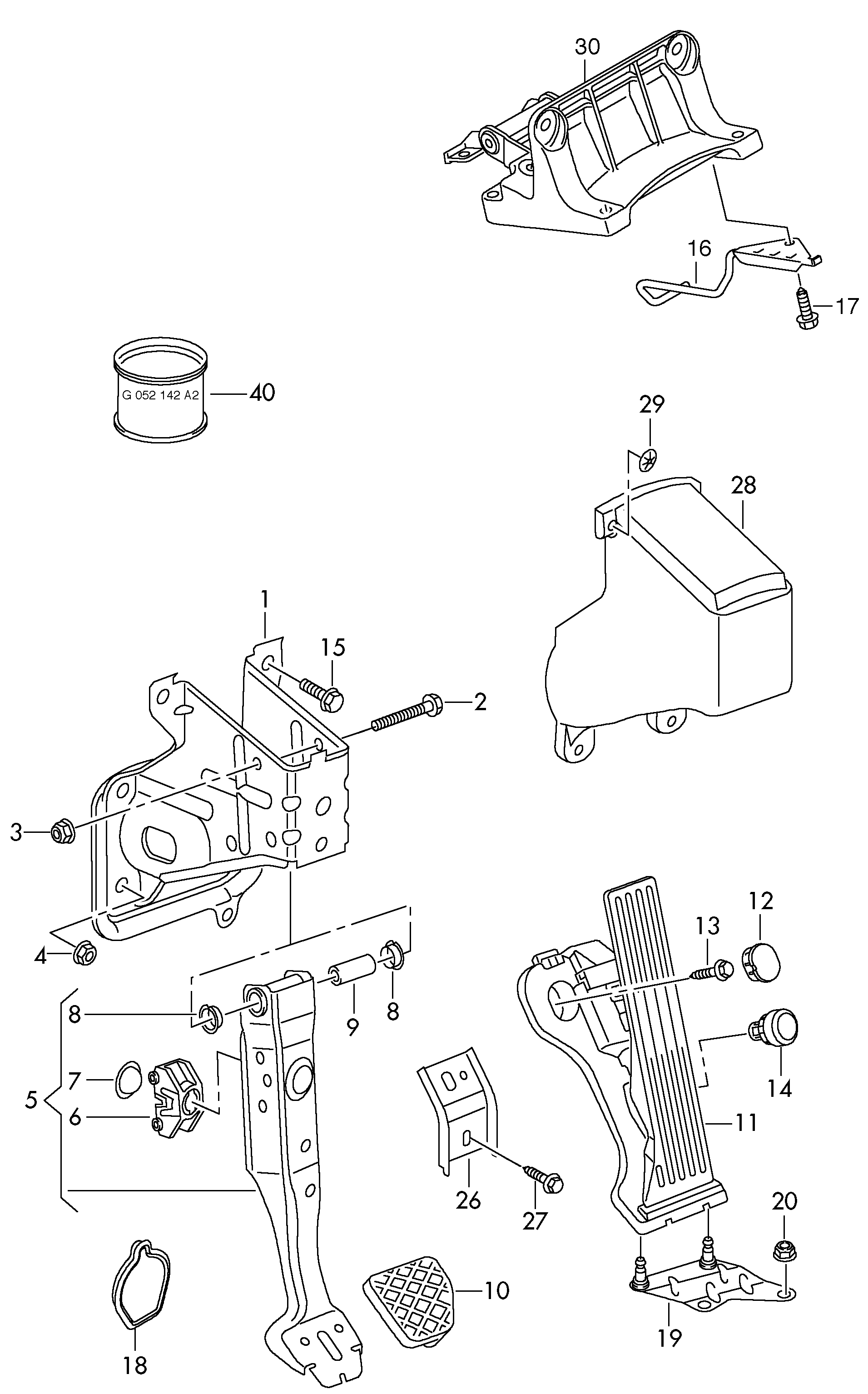 VAG 1K1723503AT - Érzékelő, gázpedál állás parts5.com