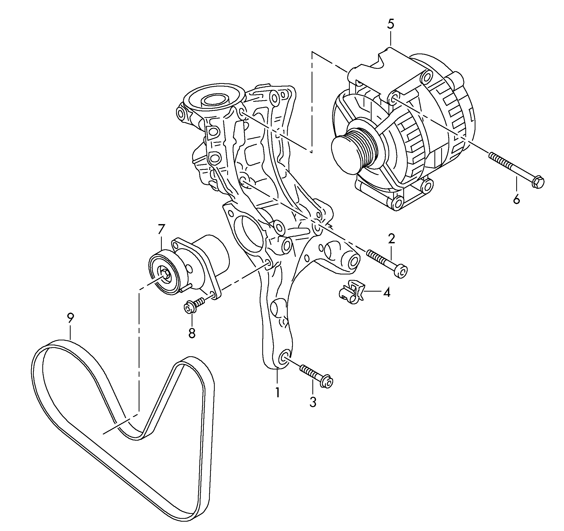 VW (FAW) 06L 903 133 D - Deflection / Guide Pulley, v-ribbed belt parts5.com