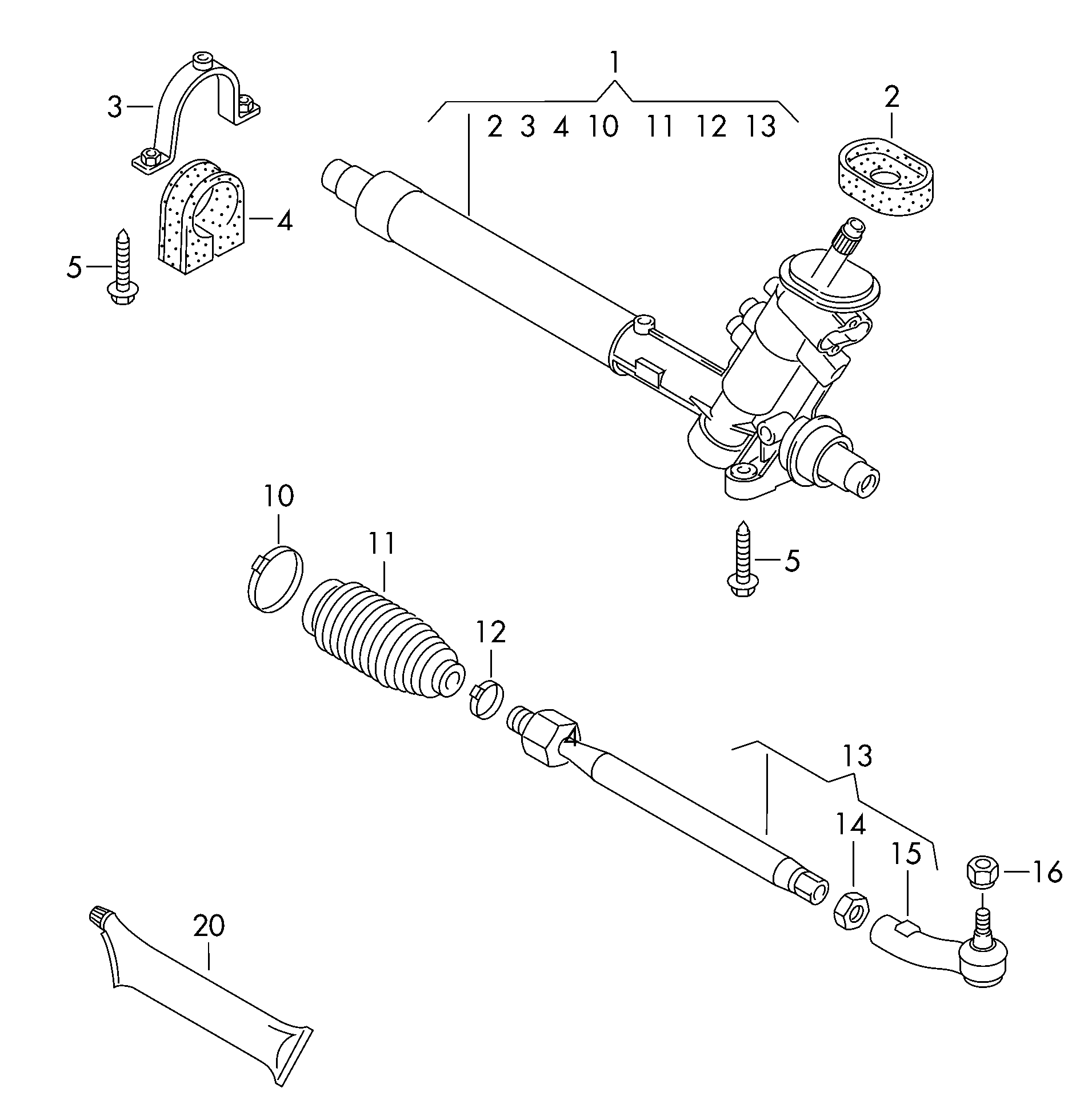 VAG 6R0 423 803 D - Spurstange parts5.com