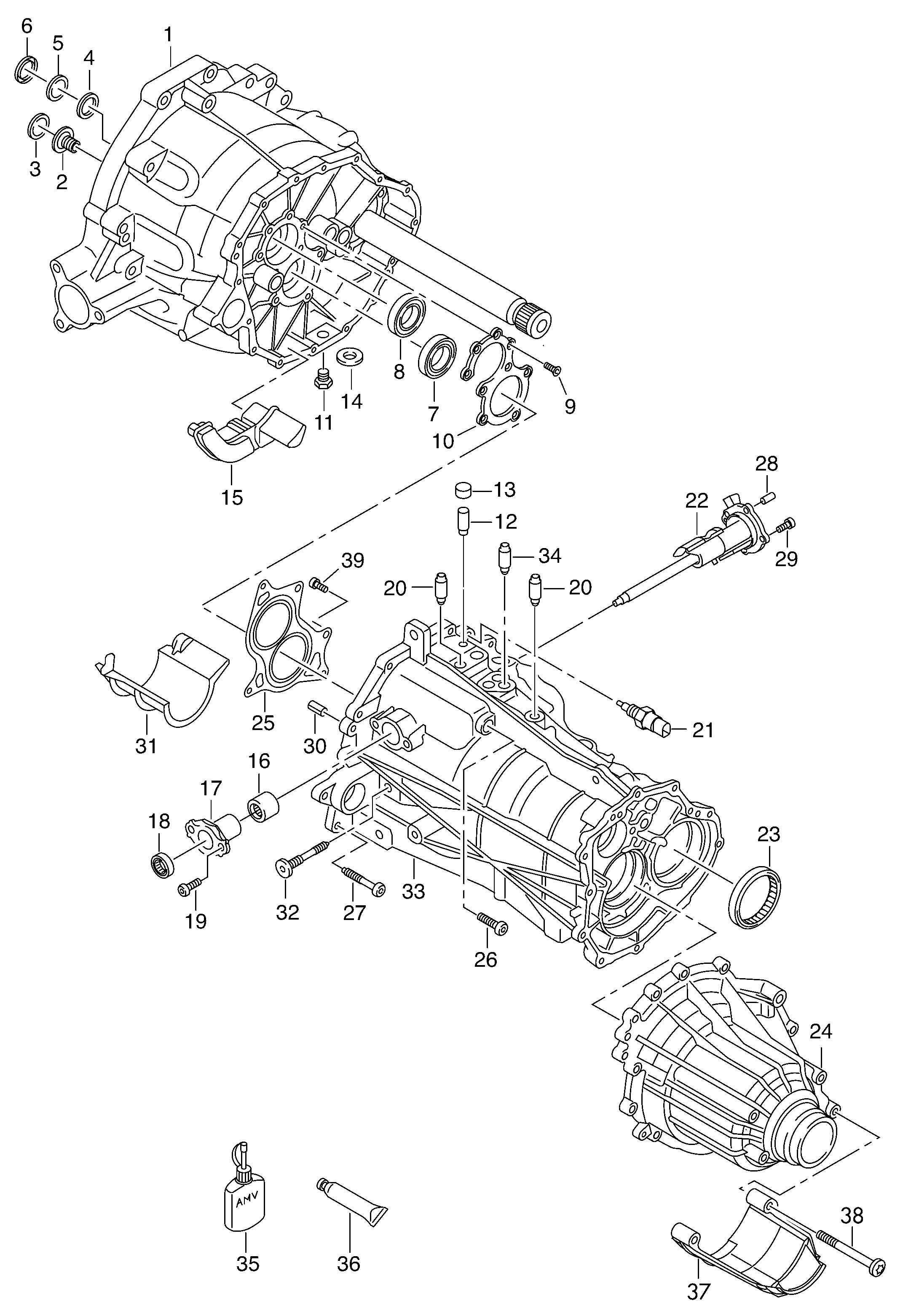 VW 012 301 457C - Pierścień uszczelniający wału, wał skrzyni biegów parts5.com