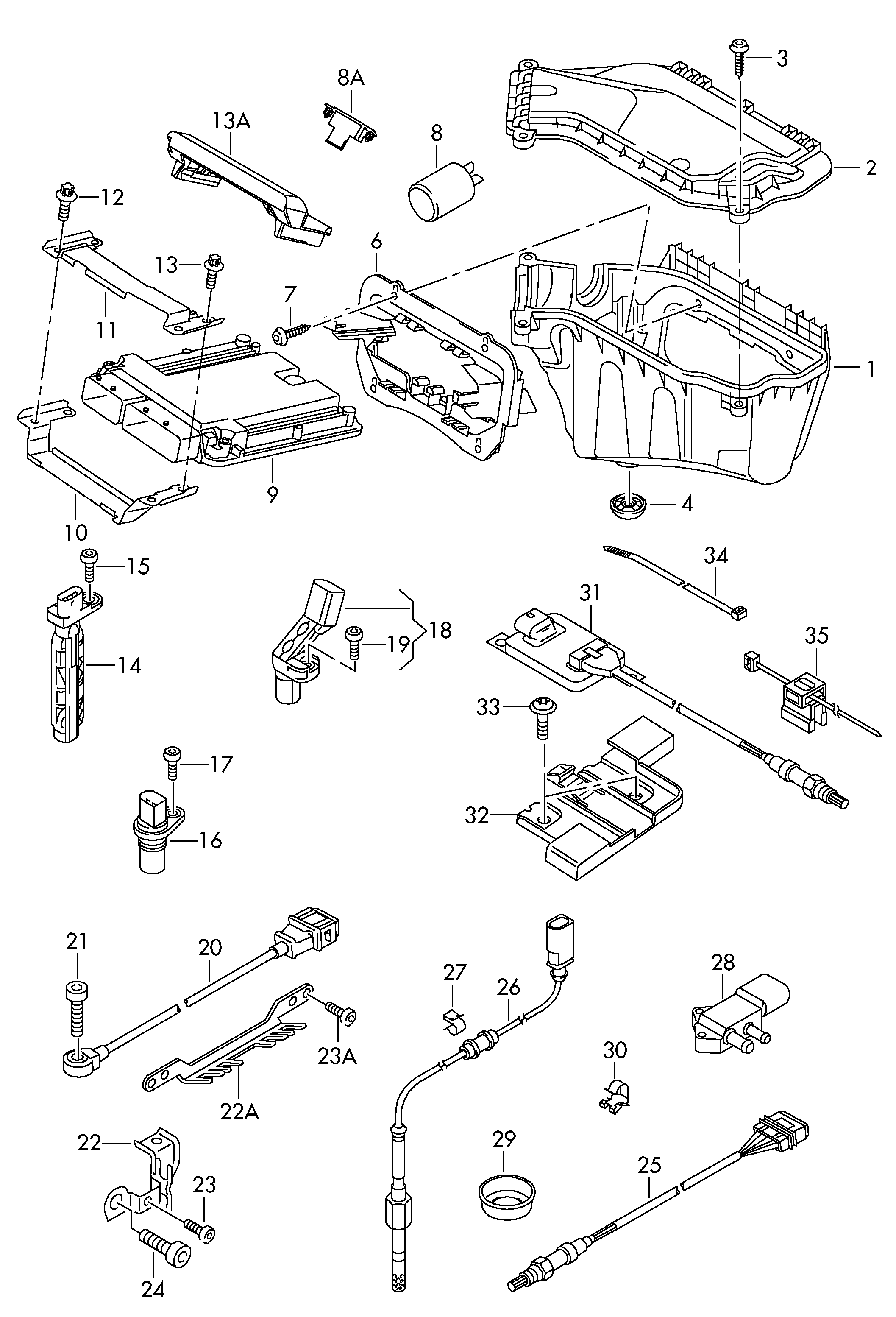 Seat 059 906 433 C - Sensor, camshaft position parts5.com