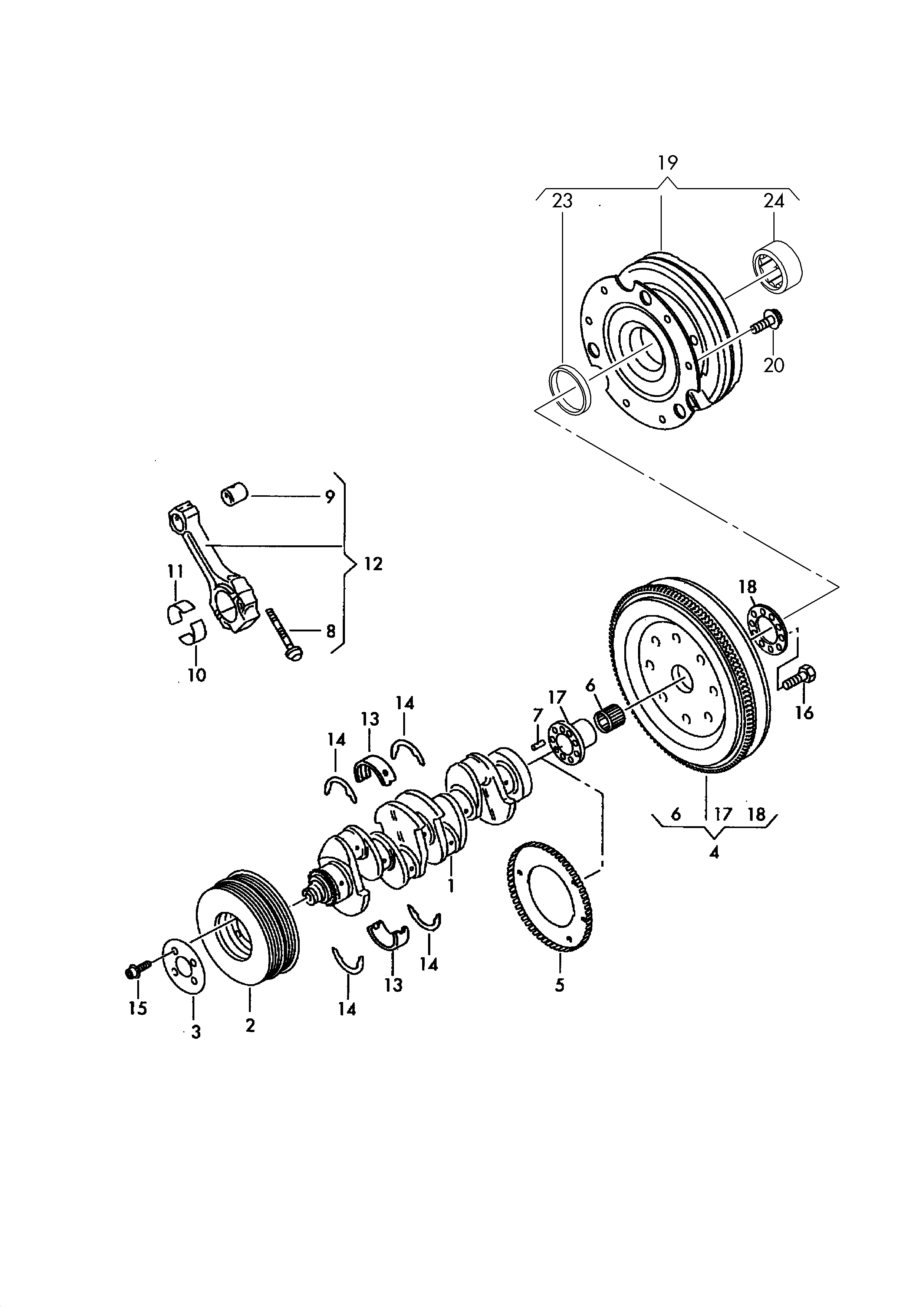 VW 059 105 251 AS - Belt Pulley, crankshaft parts5.com