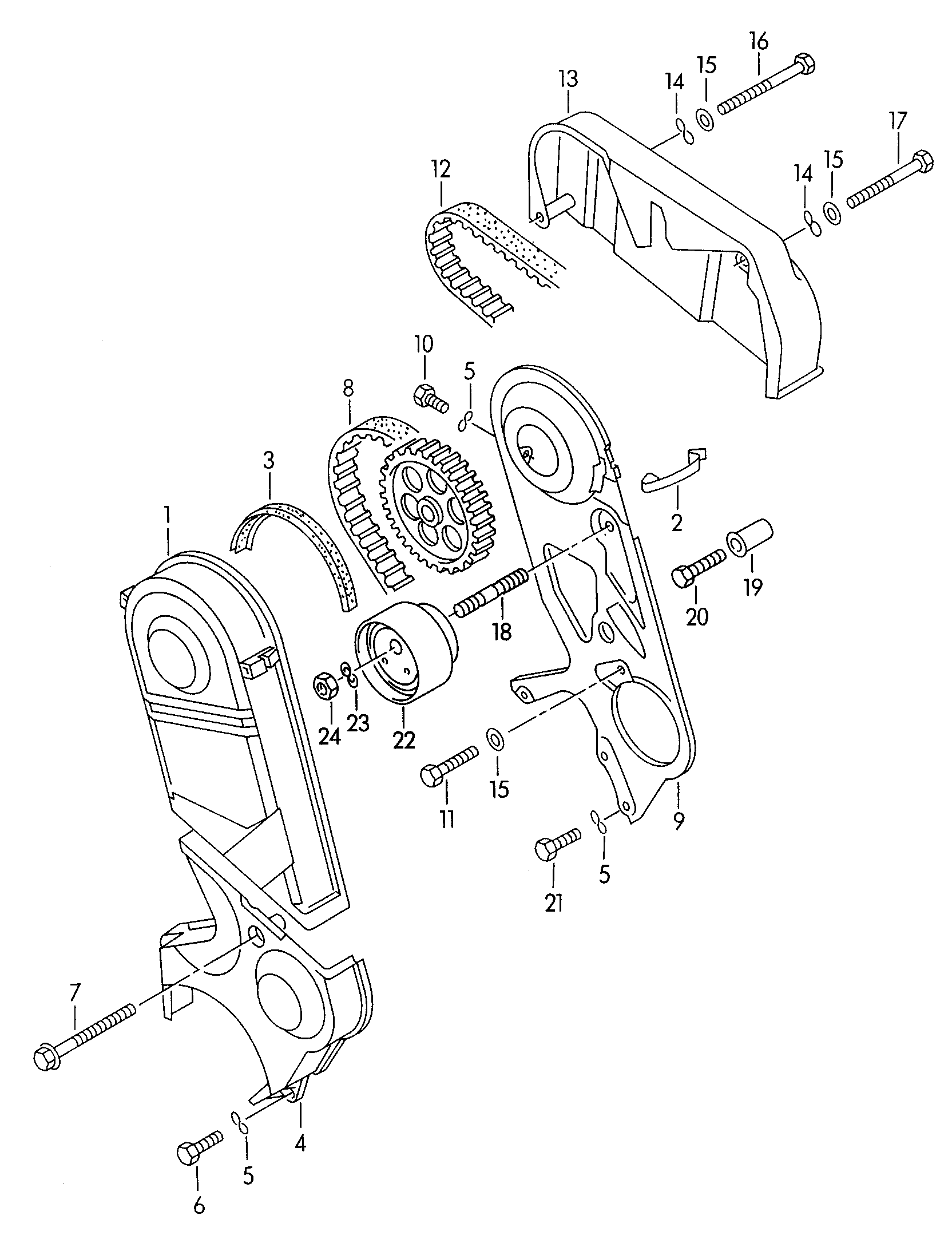 Seat 046198113 - Timing Belt Set parts5.com