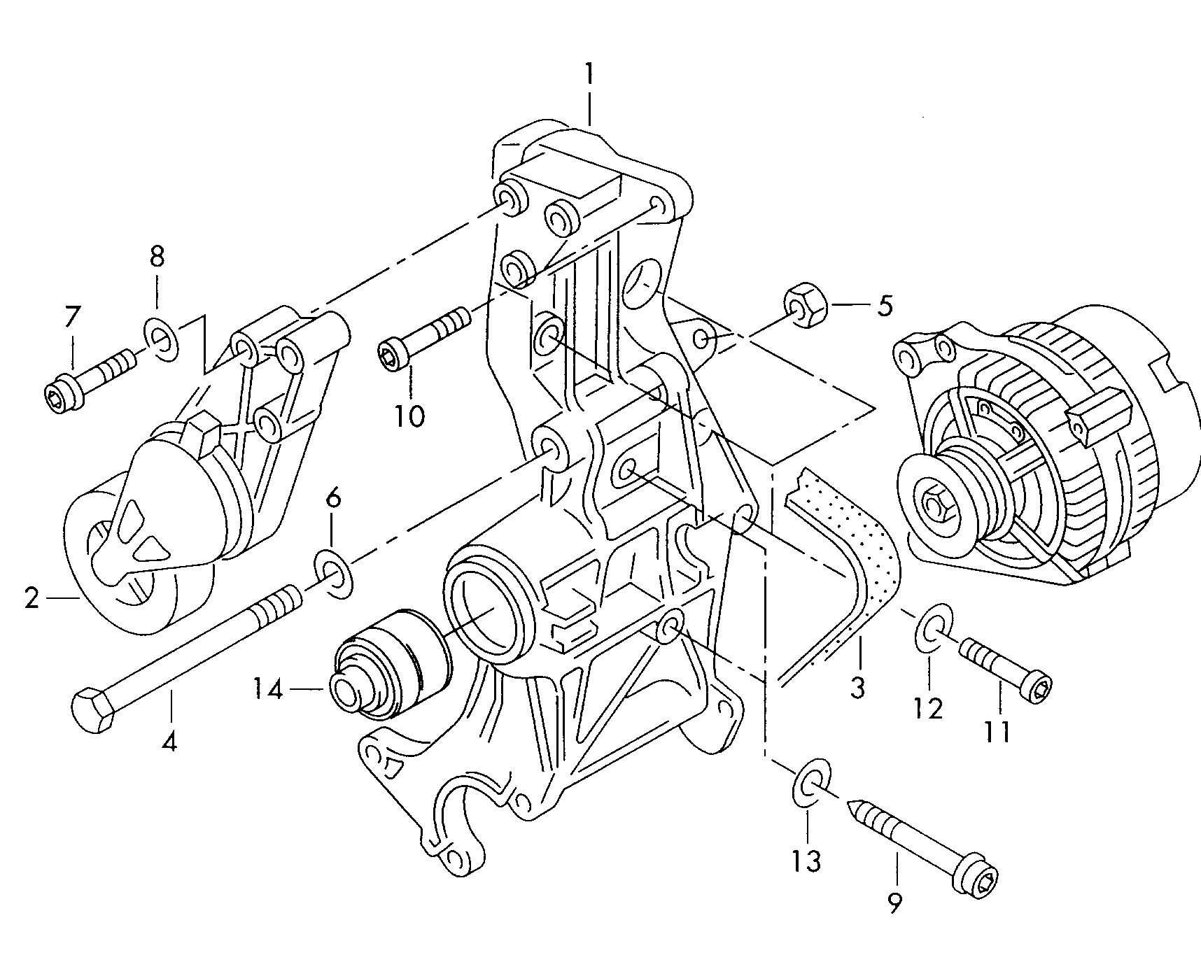 VAG 06B903137 - Hosszbordás szíj parts5.com