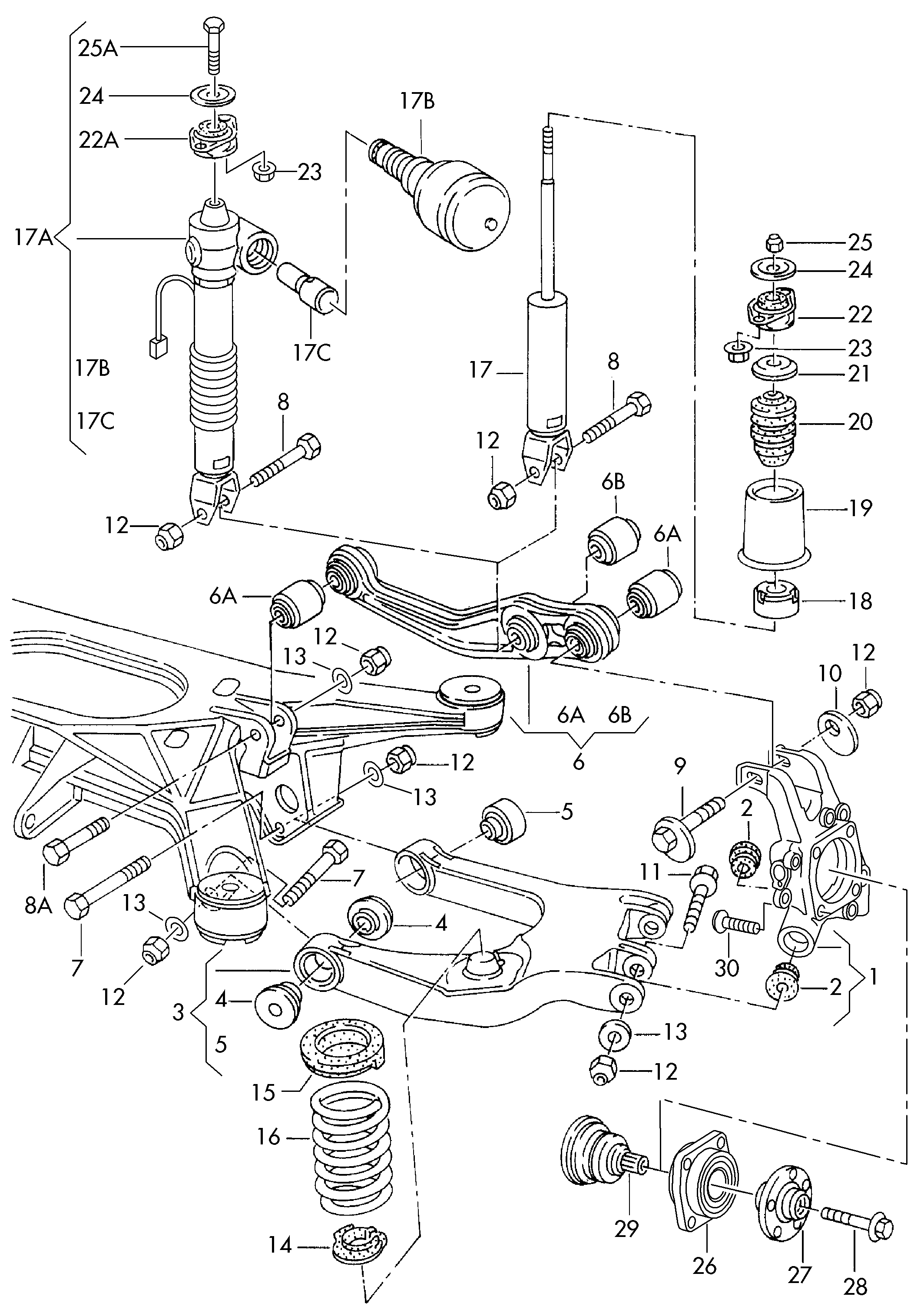 AUDI 4D0407625D - Radlagersatz parts5.com