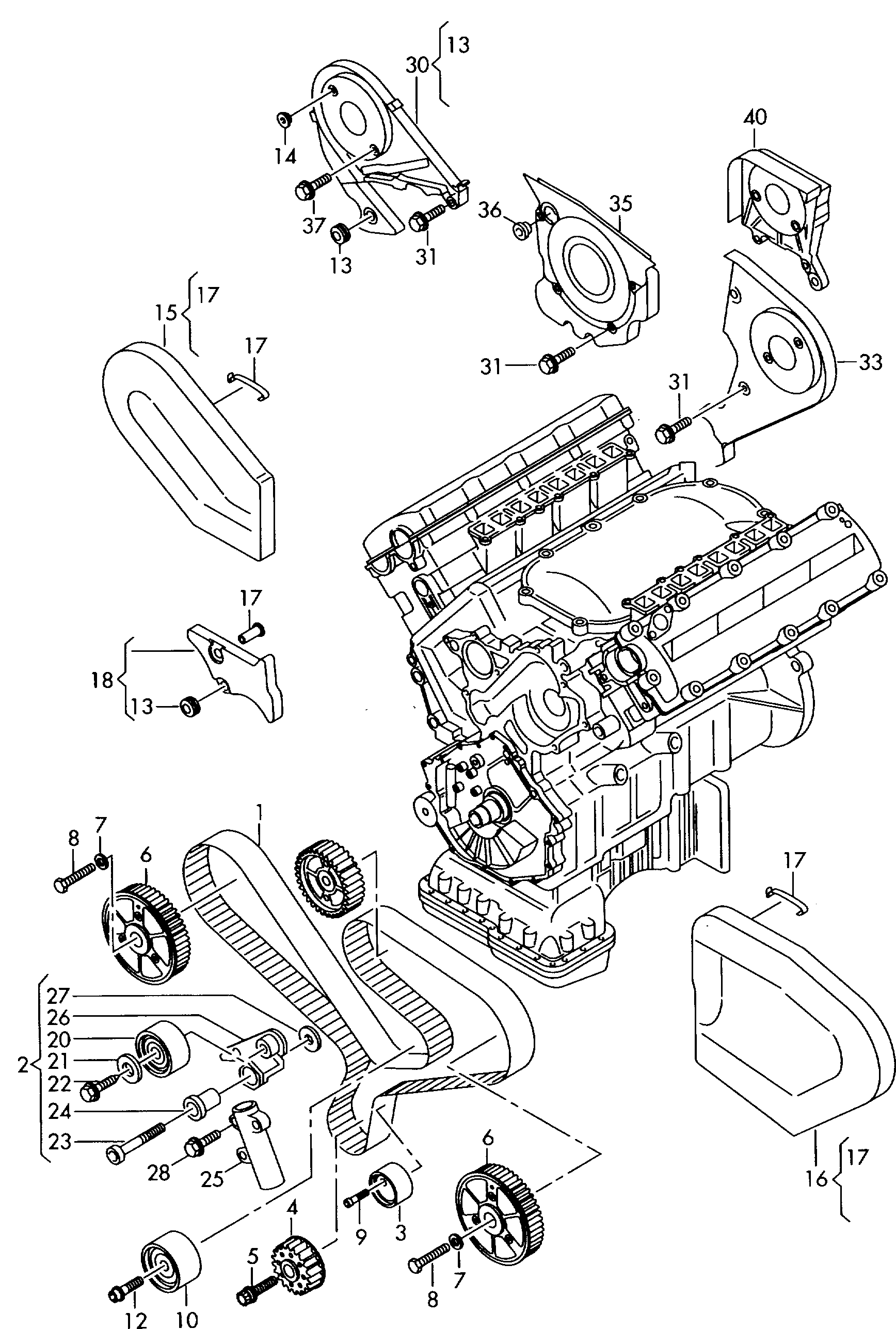 VAG 057 109 119D - Curea de distributie parts5.com