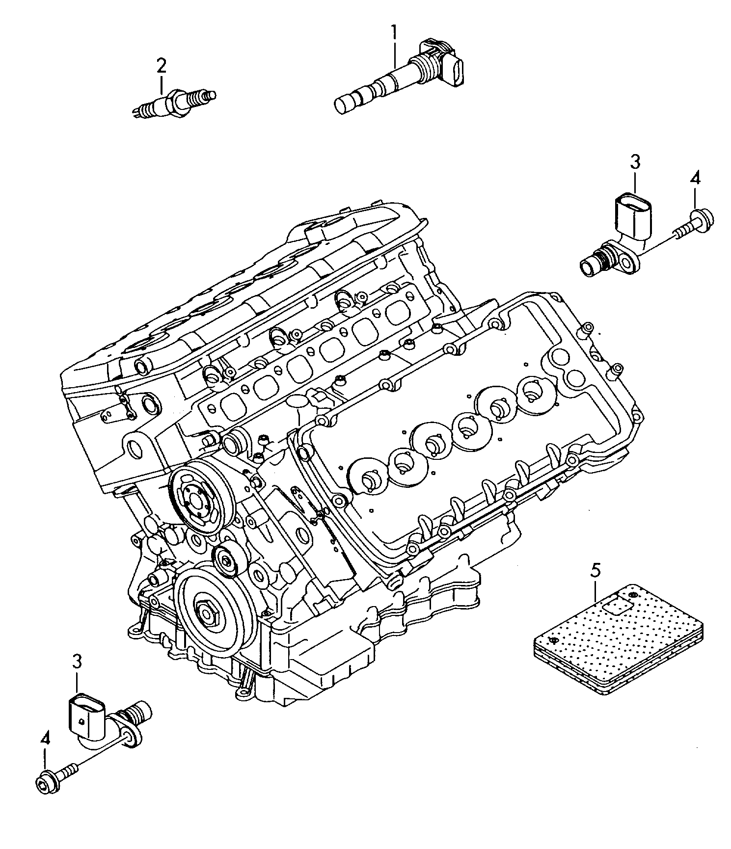 Bentley 101 905 600 A - Sytytystulppa parts5.com