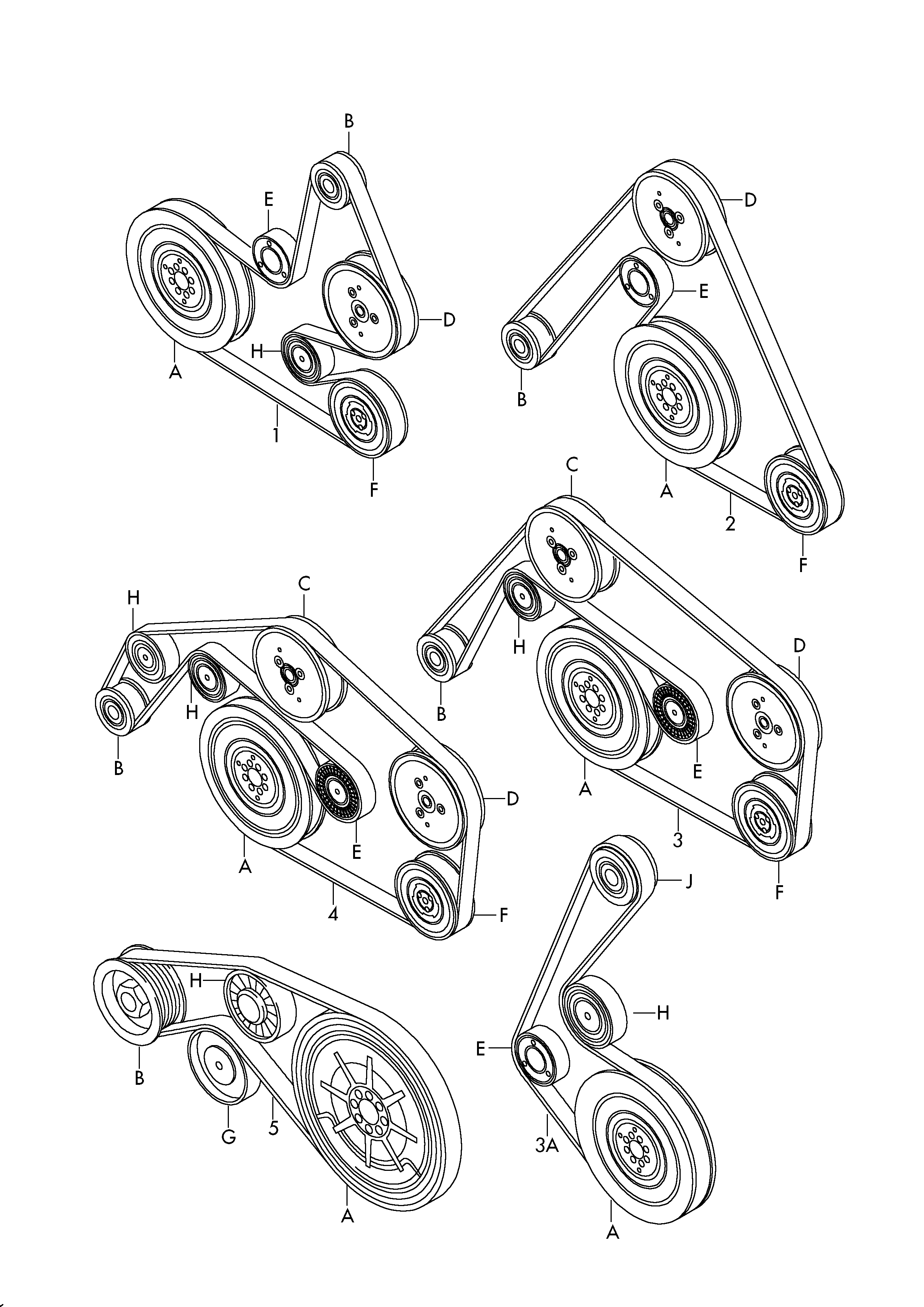 AUDI 059 903 137 P - Correa trapecial poli V parts5.com