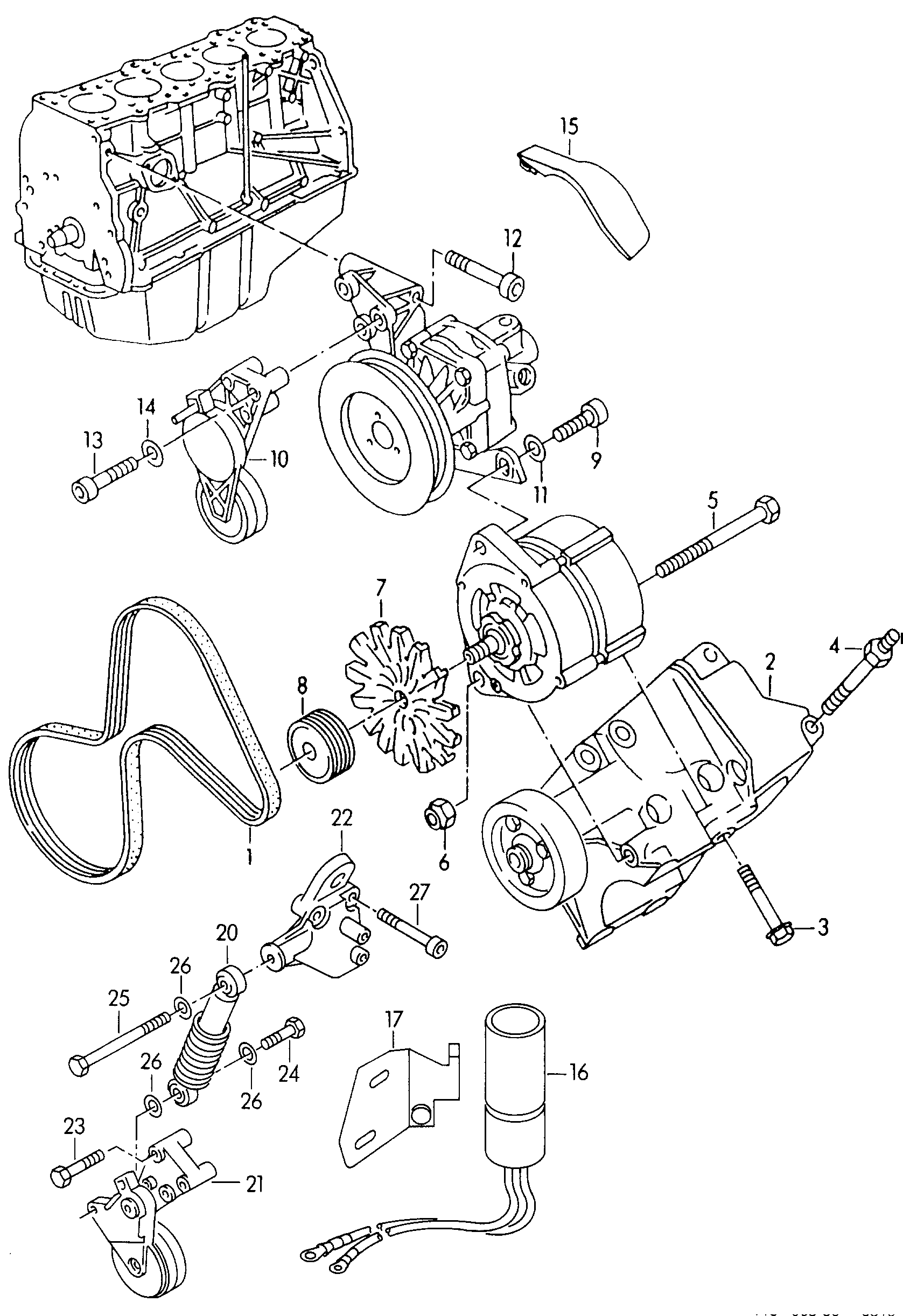 AUDI N 015 083 15 - Komplet zupčastog kaiša parts5.com