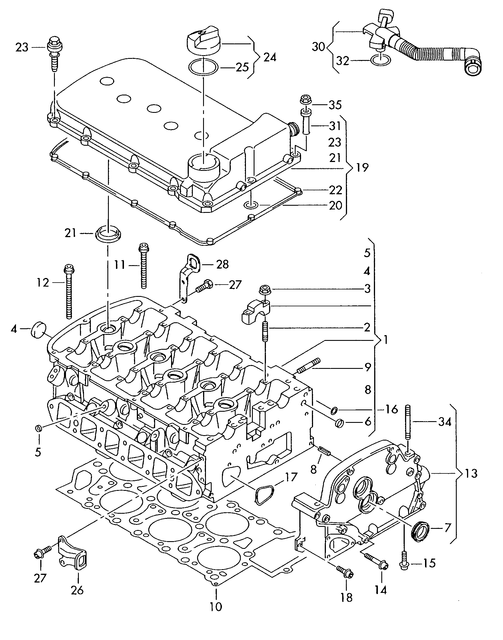 CUPRA 022 103 384 M - Juego de tornillos de culata parts5.com