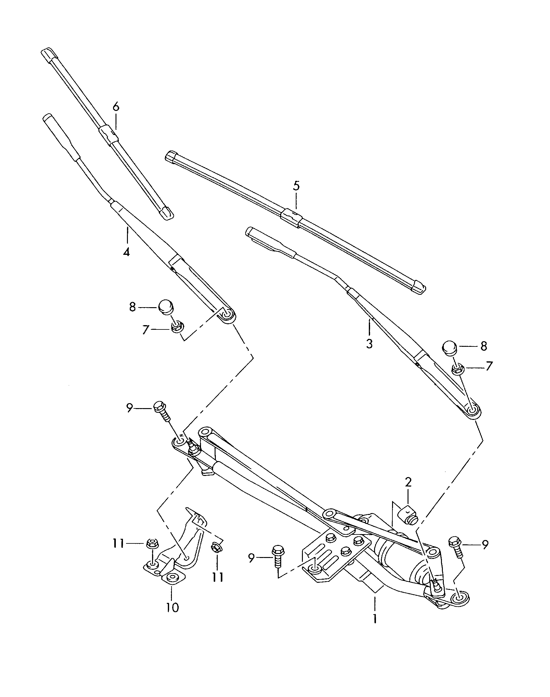 AUDI 8J1 955 425 A - Lamela stergator parts5.com