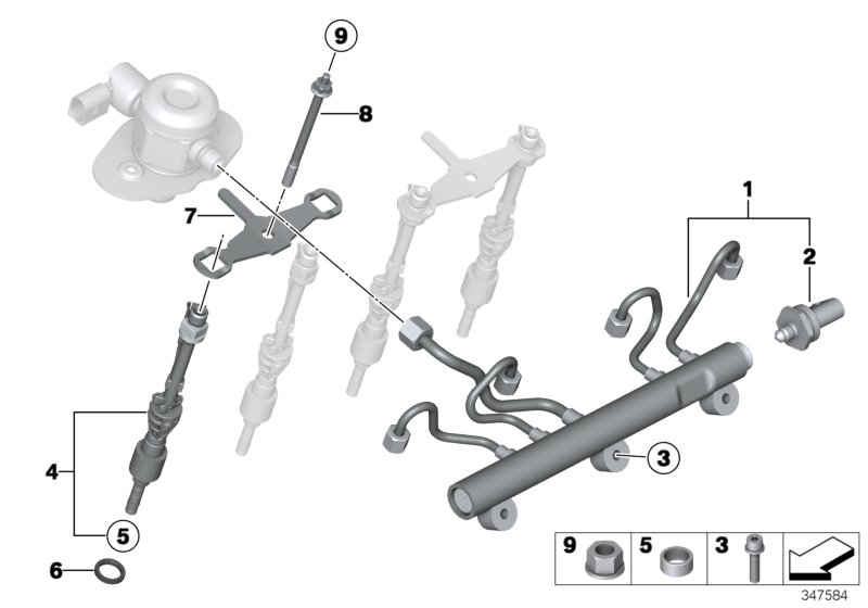 BMW 13 53 7 591 006 - Brtveni prsten, ventil za ubrizgavanje parts5.com