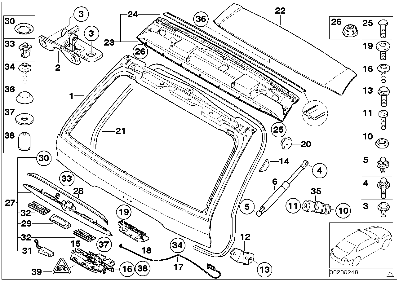 BMW 51137004537 - Glühlampe, Einstiegleuchte parts5.com