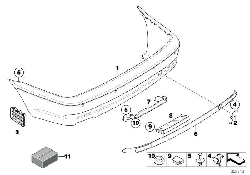 Mini 5171 1 958 025 - Kopča parts5.com