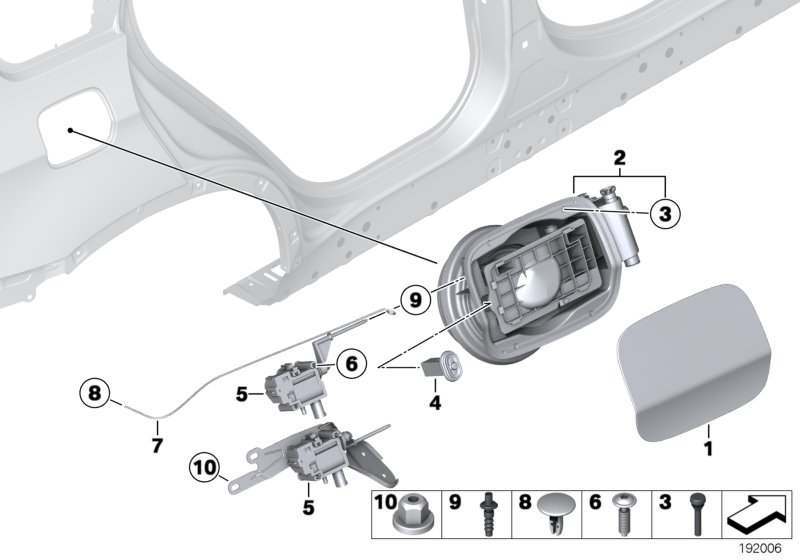 BMW 67 11 6 985 882 - Elemento de regulación, cierre centralizado parts5.com