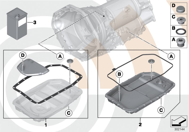 BMW 24 15 2 333 903 - Cárter de aceite, caja automática parts5.com