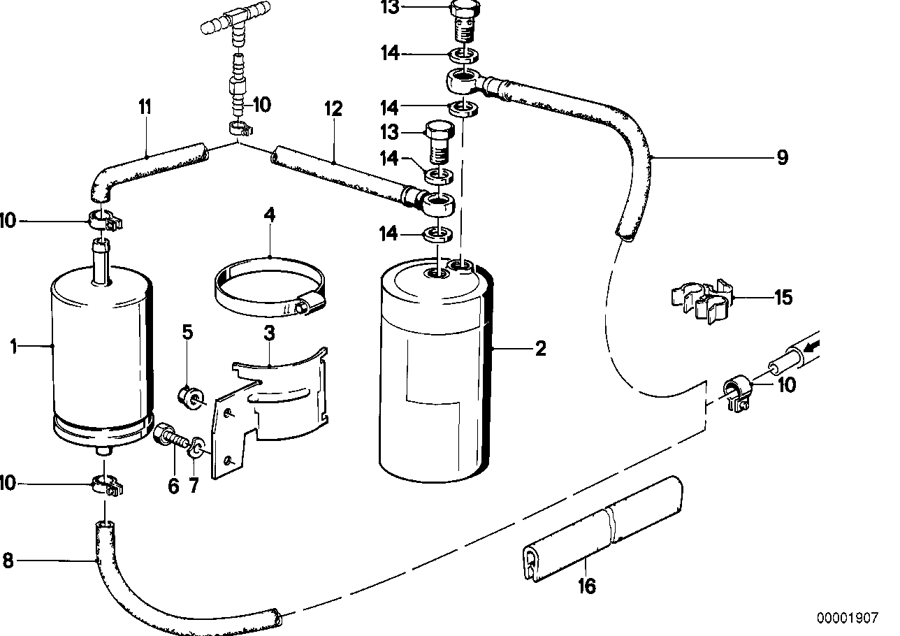 BMW 13 32 1 268 231 - Filtru combustibil parts5.com