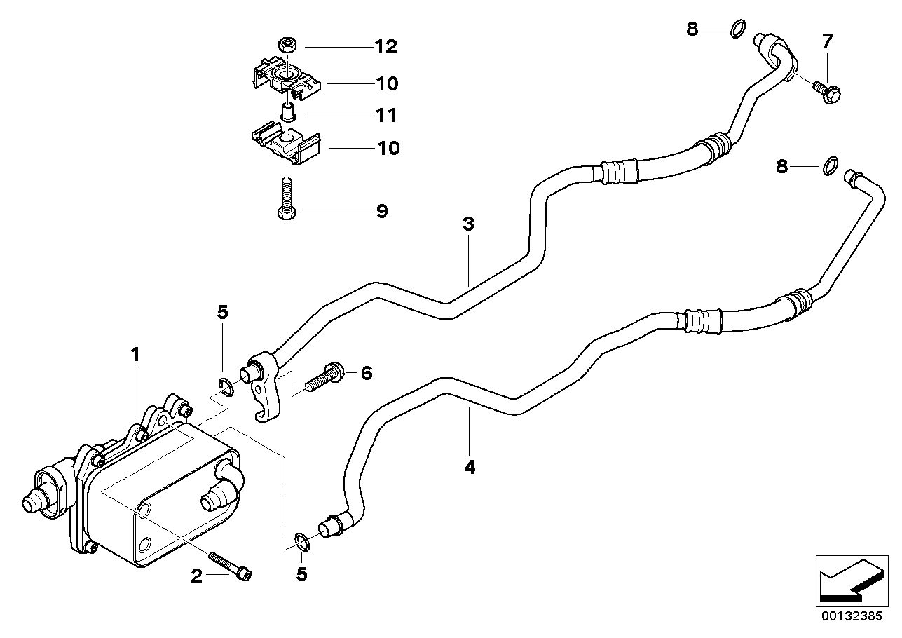 BMW 1722 2 245 358 - Rondelle d'étanchéité, vis de vidange d'huile parts5.com