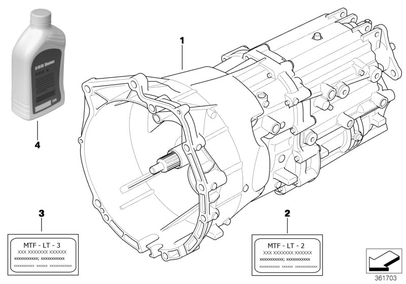 BMW 83 22 2 339 221 - Vaihteistoöljy (käsi-) parts5.com