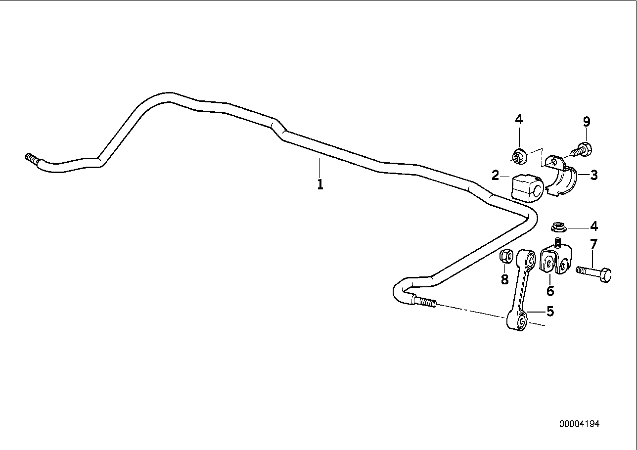 Alpina 33551131131 - Rod / Strut, stabiliser parts5.com