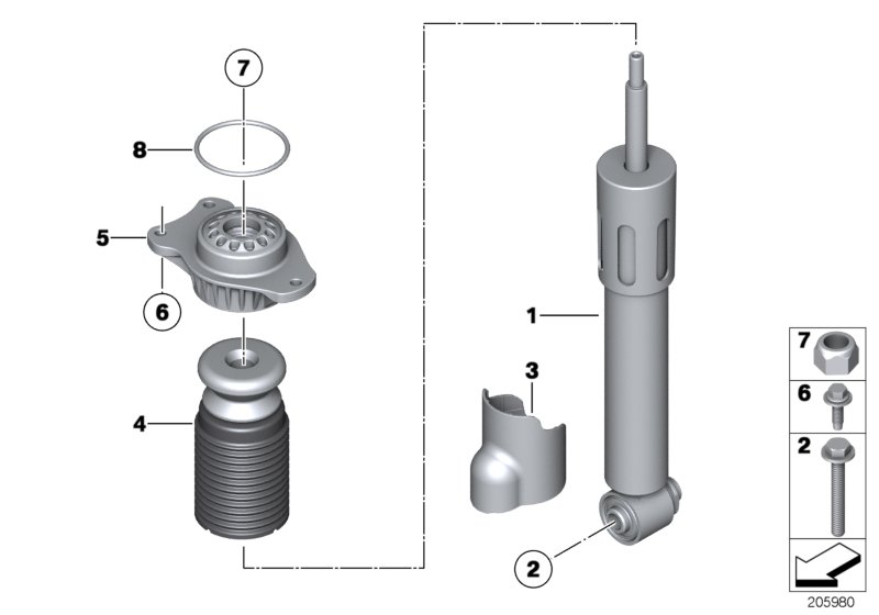 BMW 33536781684 - Supplementary damper parts5.com