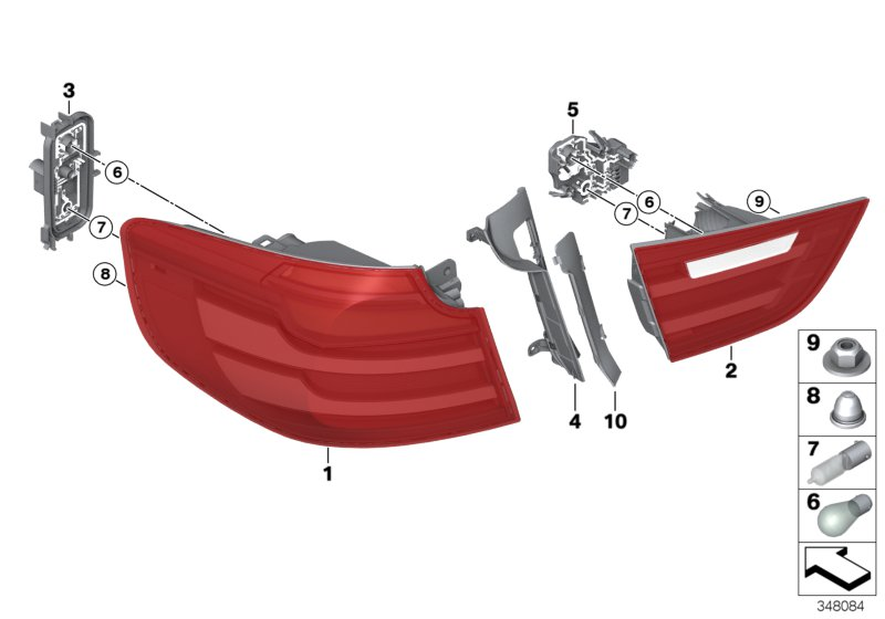 BMW 63217366073 - Cubierta (tapa trasera) parts5.com