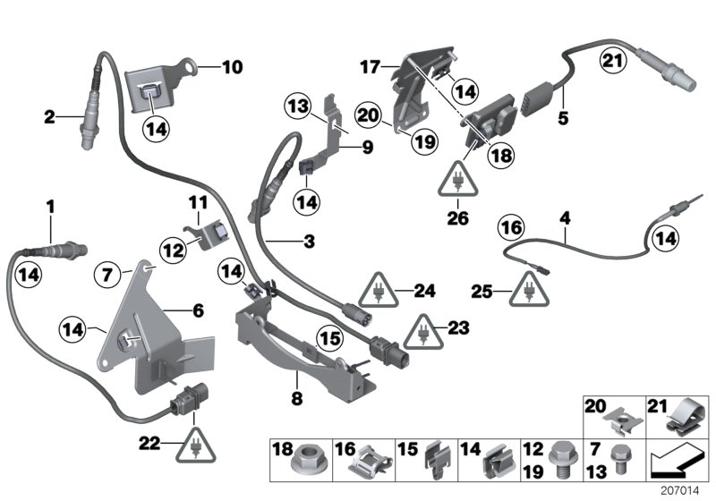 BMW 11 78 7 539 123 - Sonda lambda parts5.com