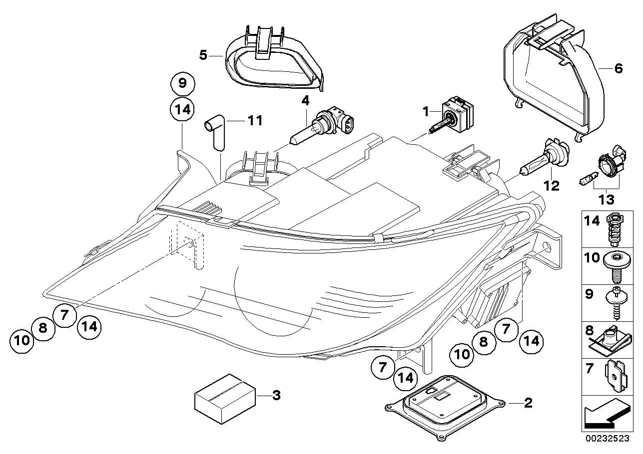 BMW 63 21 7 162 862 - Bulb, spotlight parts5.com