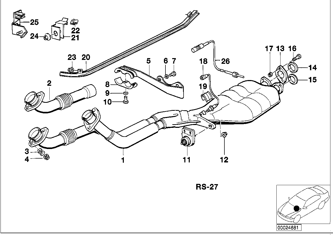 BMW 11 78 1720 537 - Sonda Lambda parts5.com