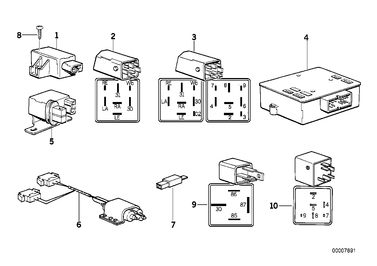 BMW 61 35 1 392 414 - Modul semnalizare parts5.com