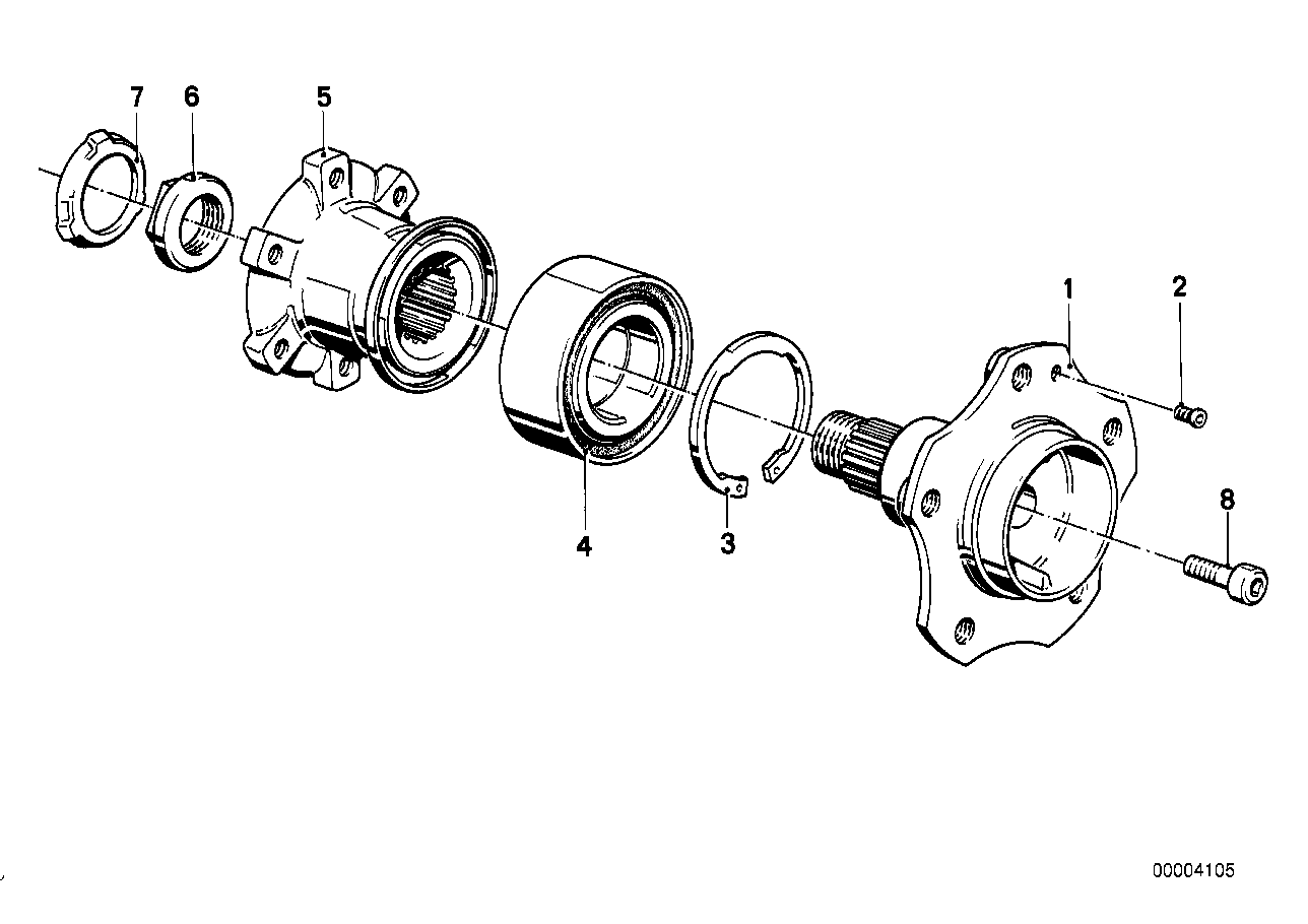 BMW 07119934749 - Set rulment roata parts5.com