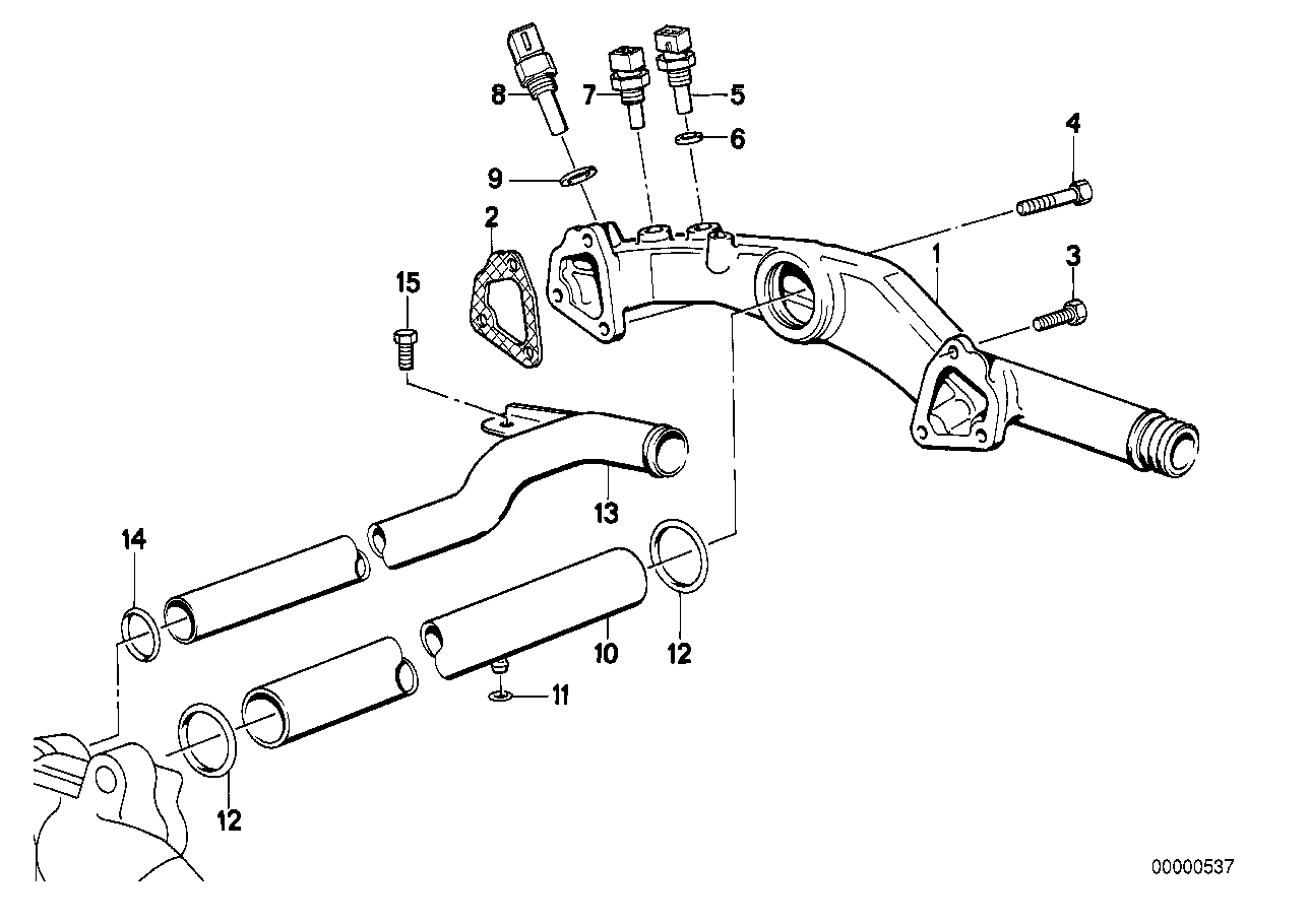 BMW 13621707366 - Senzor,temperatura lichid de racire parts5.com