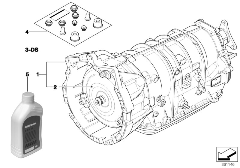 BMW 83 22 2 305 395 - Otomatik şanzıman yağı parts5.com