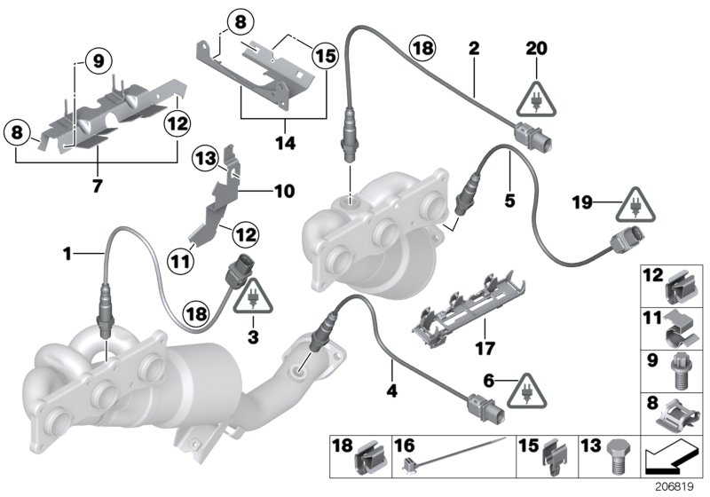 BMW 11787589138 - Lambda Sensor parts5.com