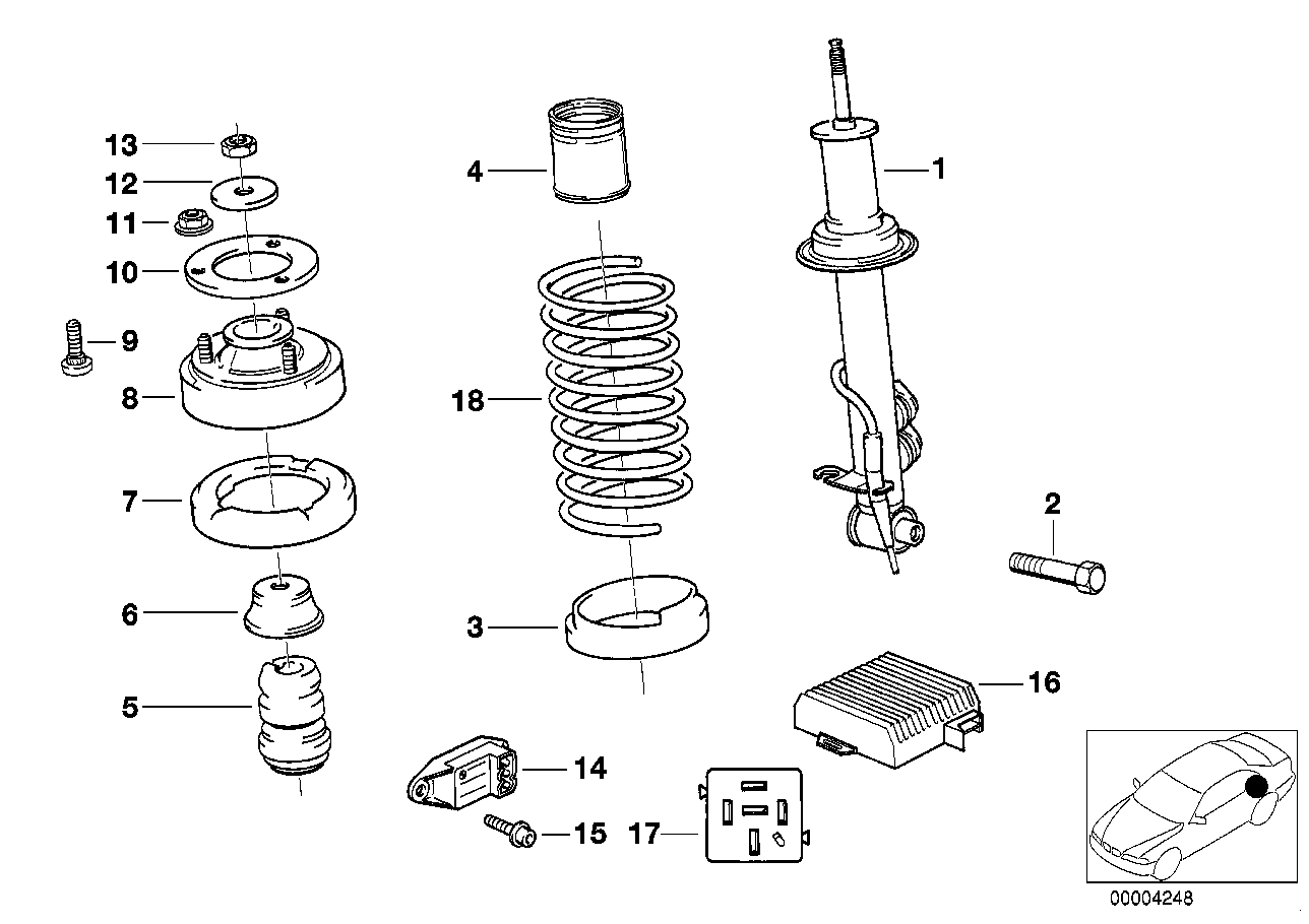 BMW 31 33 1 134 314 - Dust Cover Kit, shock absorber parts5.com