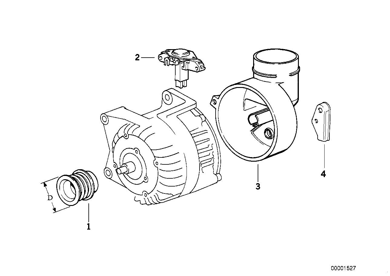 BMW 12 31 1 747 920 - Régulateur d'alternateur parts5.com