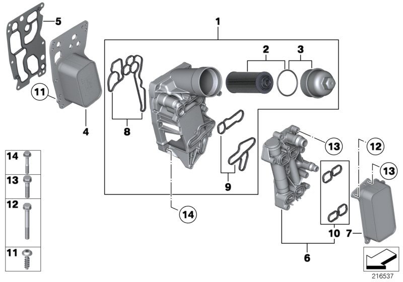 BMW 11137800620 - Radiator racire ulei, cutie de viteze automata parts5.com