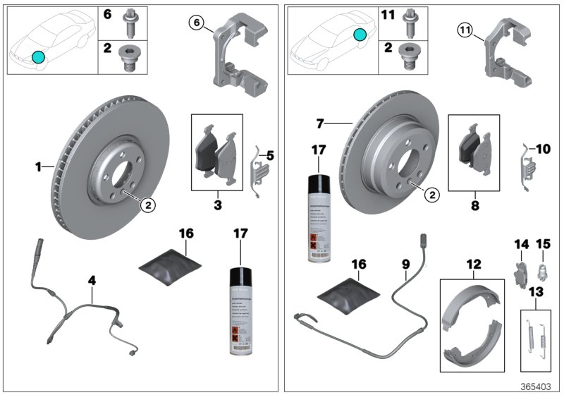 BMW 34356792289 - Warning Contact, brake pad wear parts5.com