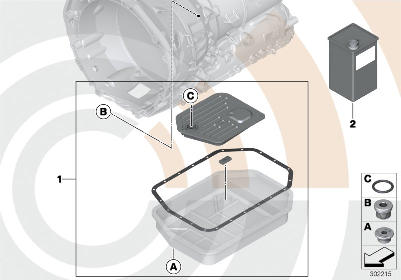 BMW 24 15 2 333 911 - Kit piezas, cambio aceite caja automática parts5.com