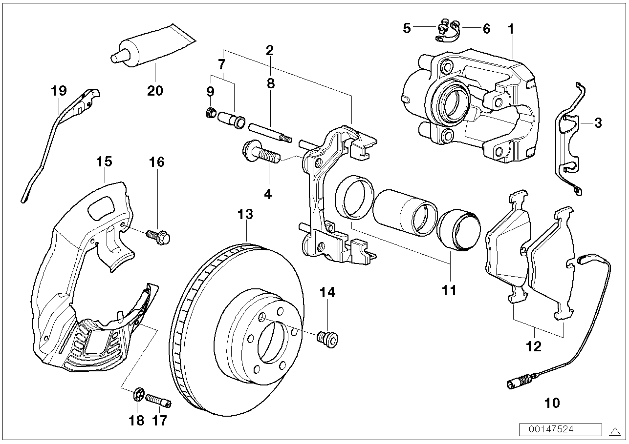 BMW 34116761277 - Set placute frana,frana disc parts5.com