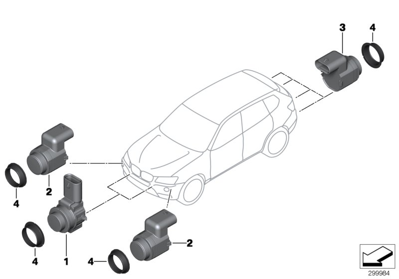 BMW 66 20 9 142 212 - Sensor, ajutor parcare parts5.com